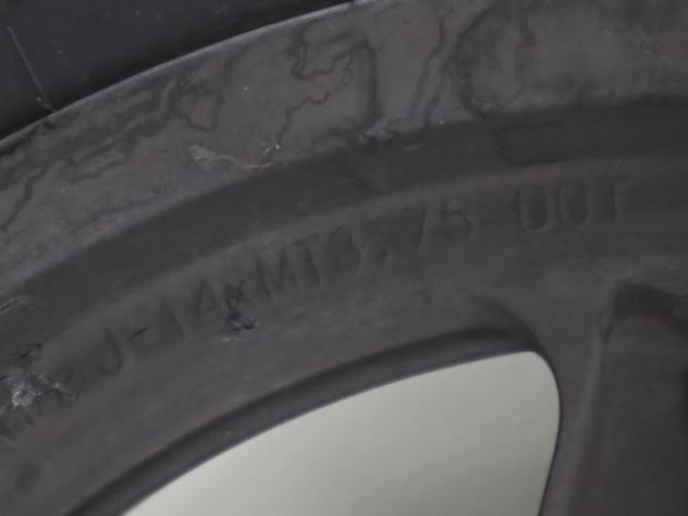 YAMAHA X-MAX YP 250 1B9F53383000 CERCHIO RUOTA POSTERIORE 14X3.75 05 - 07 REAR WHEEL DISCO BLOCCATO - Foto 5