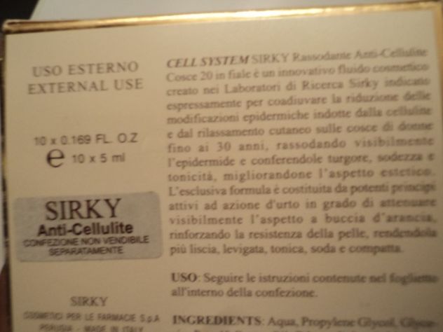 SIRKY - Fiale Rassodanti AntiCellulite Cosce - Foto 2