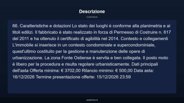 Immobile in asta di 9 m² in vendita a Roma - Foto 4