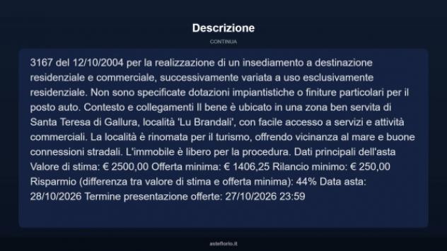 Immobile in asta di 15 m² in vendita a Santa Teresa Gallura - Foto 5