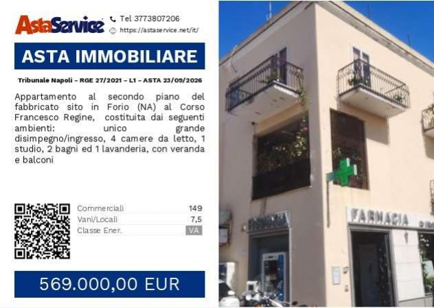 Tribunale Napoli - RGE 27/2021 - L1 - Tribunale Napoli - RGE 27/2021 - L1 - ASTA 23/09/2026