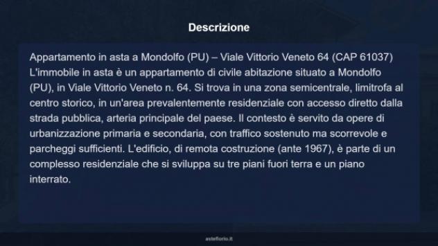 Immobile in asta di 228 m² con più di 5 locali e box auto in vendita a Mondolfo - Foto 17