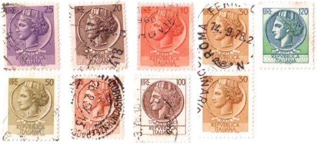 Francobolli, alti valori, marche &amp; segnatasse Italia - Foto 2