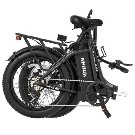 FAT BIKE PIEGHEVOLE VITILAN U3 750W 48V NUOVO - Foto 6