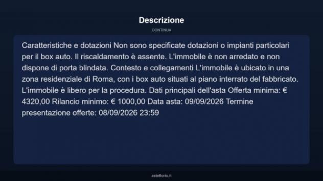 Immobile in asta di 14 m² in vendita a Roma - Foto 4