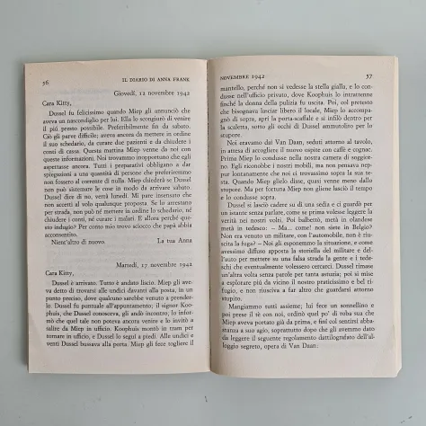 Diario di Anna Frank 1,2 - L'Unità, Einaudi - 1992 - TRACCIATA - Foto 2