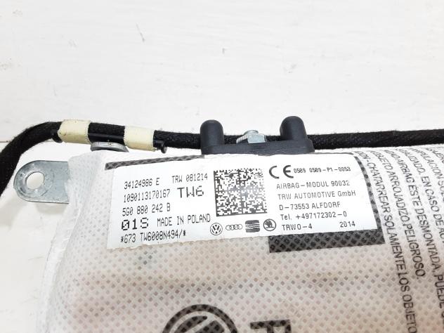 AIRBAG SEDILE DESTRO VOLKSWAGEN Golf 7 Berlina 5G0880242B (12) - Foto 4