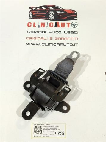 CINTURA DI SICUREZZA POSTERIORE CENTRALE KIA Sportage Serie 89850-1F200 G4FD (1621) - Foto 2