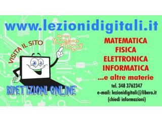 ripetizioni online matematica, fisica, elettronica, informatica e materie simili