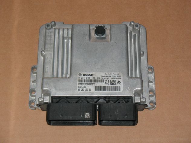 0281034189 ECU CITROEN PEUGEOT 1.6 EDC17C60 0281034189 0 281 034 189 9825318180