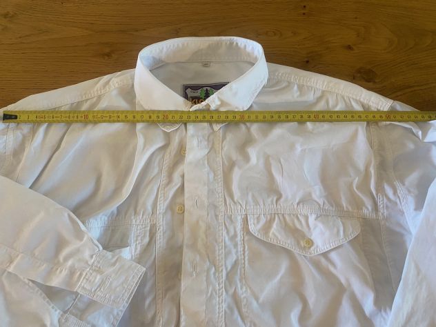 Camicia bianca con tasche anteriori misura L mod regular - Foto 3