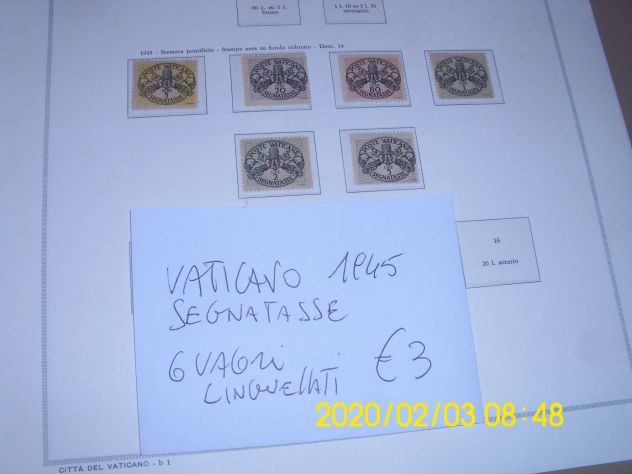 Francobolli del vaticano tante annate - Foto 10