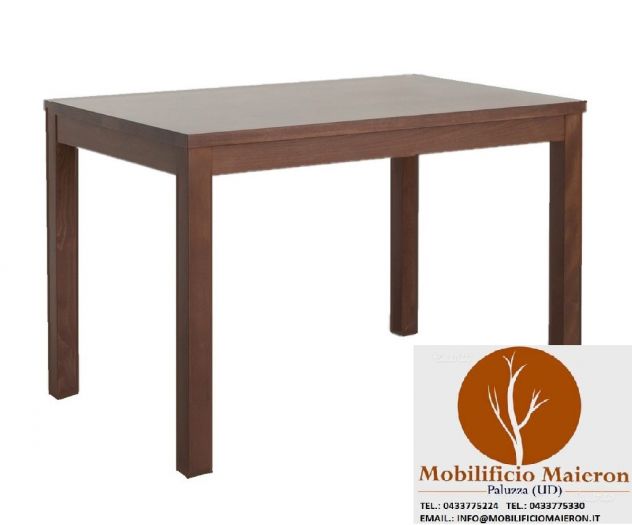 Tavoli Ristorazione Cod 2001/160 gamba quadra Prezzo fabbrica