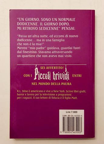 Piccoli Brividi:Incubo al risveglio n.54 di R.L.Stine 1°Ed.Mondadori, marzo 1999 - Foto 2