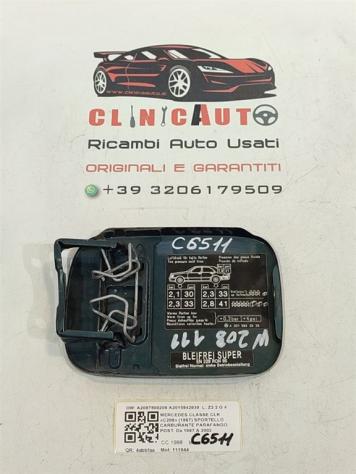 SPORTELLINO CARBURANTE MERCEDES CLK Cabrio W208 A2087500206 A2015842939 111944 (9703) - Foto 3
