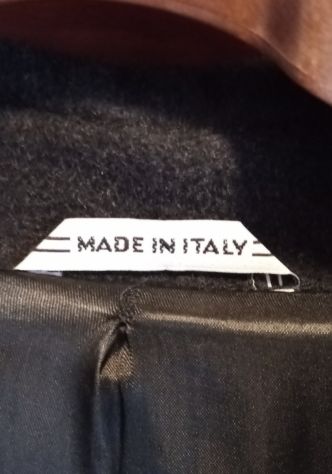 Uomo Walter Valentino Cappotto Made IN Italy Lana e Cashmere Tg 56 - Foto 8