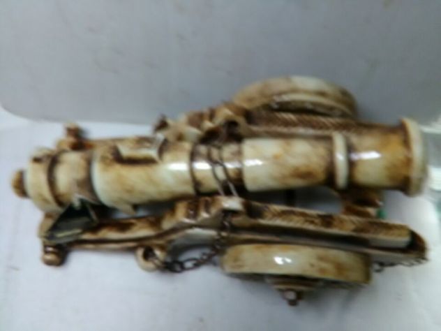 bottiglia di liquore in ceramica a forma di cannone ditta colombari di Riccione - Foto 6