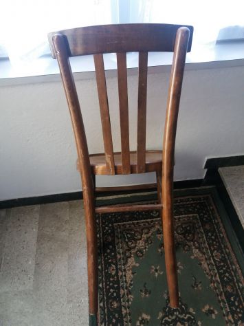 Sedia vintage con intarsio sulla seduta - Foto 2