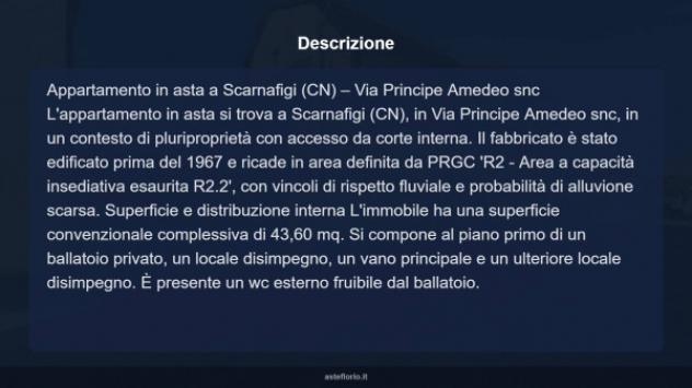 Immobile in asta di 43 m² in vendita a Scarnafigi - Foto 14