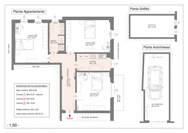 Camere singole a Brescia Mompiano - Ospedale