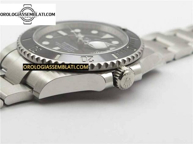 Rolex Replica SUBMARINER 116610 LN CERAMICA NERA 1:1 BEST EDITION CASSA E BRACCIALE IN SS 904L SA3135 V11 - Foto 10