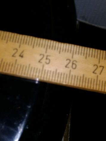 VECCHIA ED ENORME SCATOLA IN LEGNO TONDA VINTAGE - Foto 6