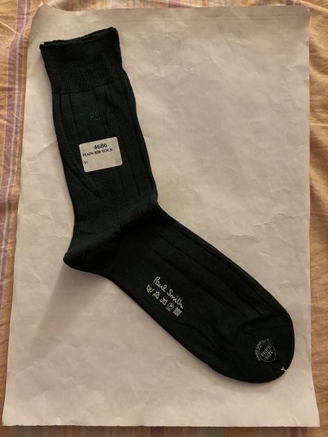 UN PAIO DI CALZE NUOVE DA UOMO FIRMATE ORIGINALI”PAUL SMITH” - Foto 2