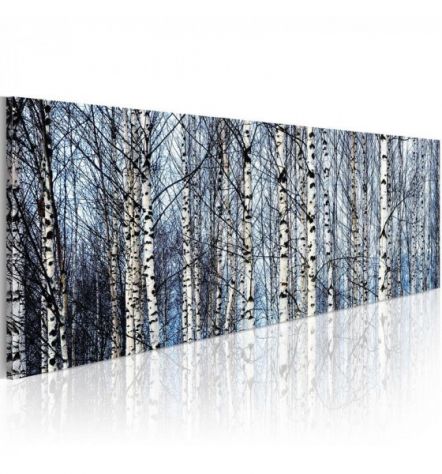 Quadro Con Le Betulle 135x45 E 120x40 ARREDALACASA