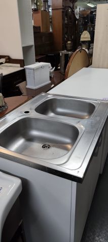 Base Cucina con Due Vasche 80×55 – 25117 - Foto 3