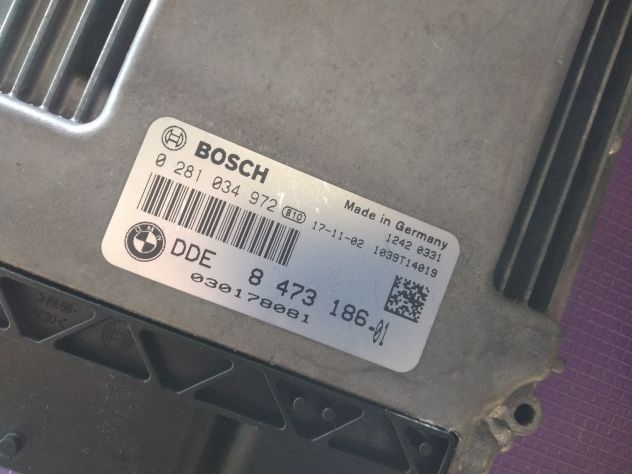 CENTRALINA MOTORE BMW F31 F30 ECU 0281034972 8473186-01 CENTRALINA MOTORE BMW X - Foto 5