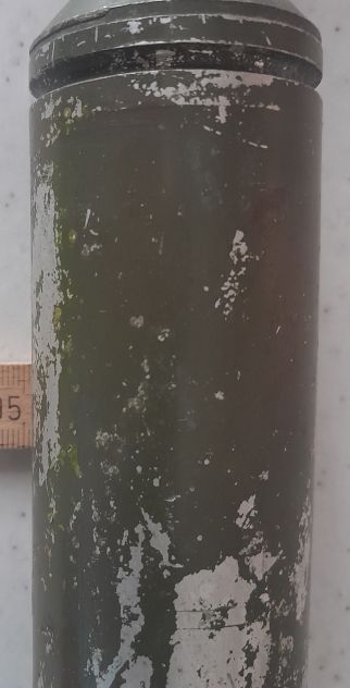 Bossolo razzo illuminante mod. 59 6/63 del 197o - Foto 5