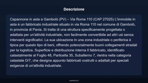 Immobile in asta di 850 m² in vendita a Gambolò - Foto 2