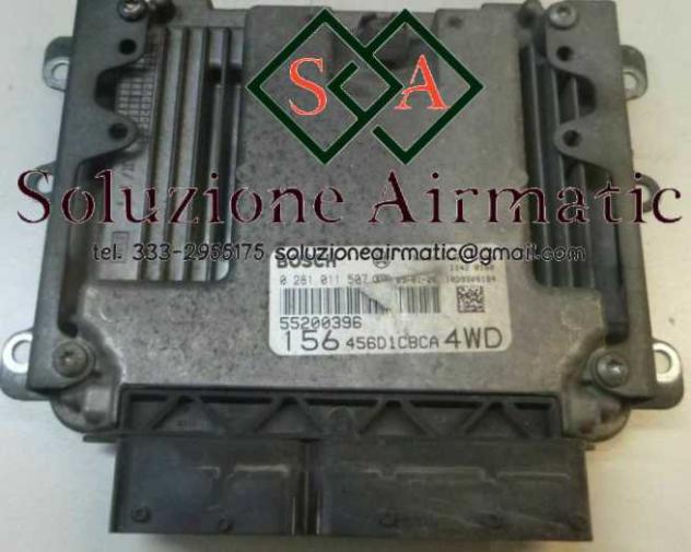 55200396 0281011507 Alfa 156 1.9 centralina motore Bosch