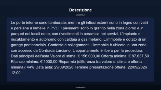 Immobile in asta di 179 m² con più di 5 locali e box auto in vendita a Monte Vidon Corrado - Foto 5