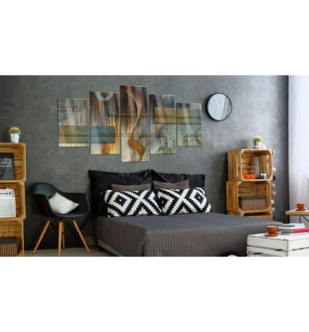 Quadro Elegante Orientale Vetro Acrilico Cm.100x50 E 200x100 - Foto 2