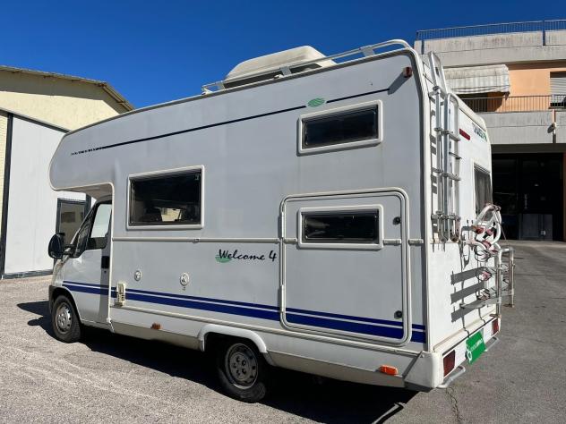 CAMPER CHAUSSON DUCATO MANSARDATO LETTI CASTELLO 6 POSTI GENERALI USATO - Foto 2
