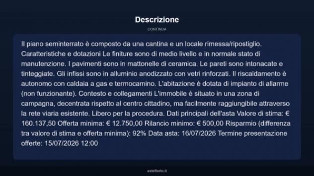 Immobile in asta di 109 m² in vendita a Vallerotonda - Foto 18