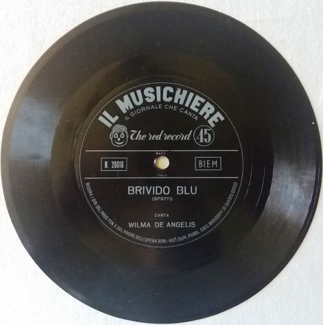 5 Flexi-disc "Il Musichiere" con pubblicità dei Gialli Mondadori- del 1959 - Foto 9