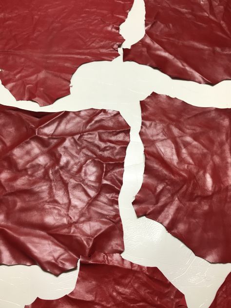 Pelle nappa rossa per artigianato – RED21 - Foto 2