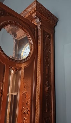 Orologio a pendolo longcase funzionante design Vittorio Valabrega - Foto 9