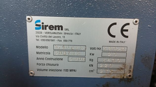 SIREM S40 Pressa rotativa ad iniezione stampaggio Tacchi (2006) - Foto 4