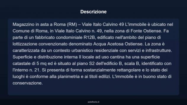 Immobile in asta di 5 m² in vendita a Roma - Foto 5