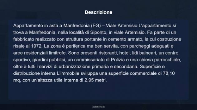 Immobile in asta di 78 m² con più di 5 locali in vendita a Manfredonia - Foto 9