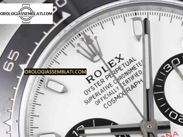 Rolex Replica DAYTONA 116500 1:1 BEST EDITION QUADRANTE BIANCO SU BRACCIALE SS SA4130 - Foto 4