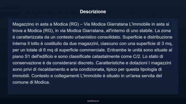 Immobile in asta di 6 m² in vendita a Modica - Foto 3