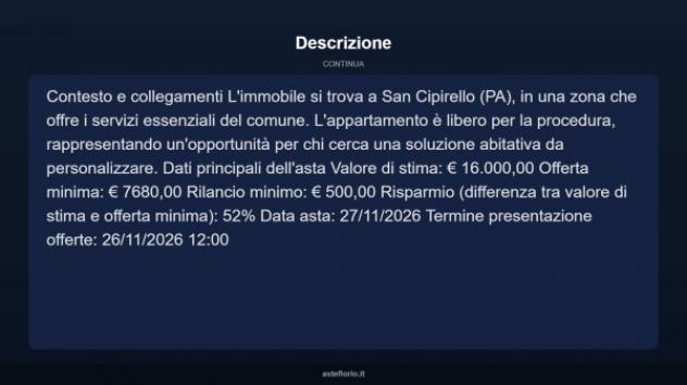 Immobile in asta di 81 m² in vendita a San Cipirello - Foto 7