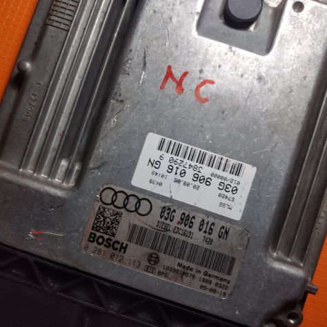 CENTRALINA ECU BOSCH 0281012113 EDC16U31 AUDI A4 2.0 TDI 03G906016GN - Foto 4