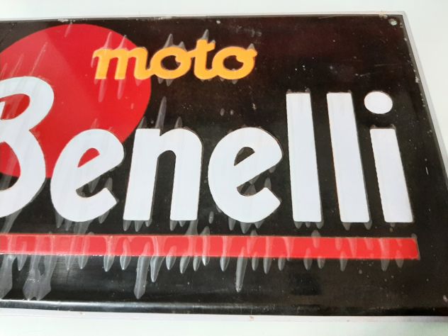 BENELLI MOTO TARGA IN RILIEVO - Foto 4