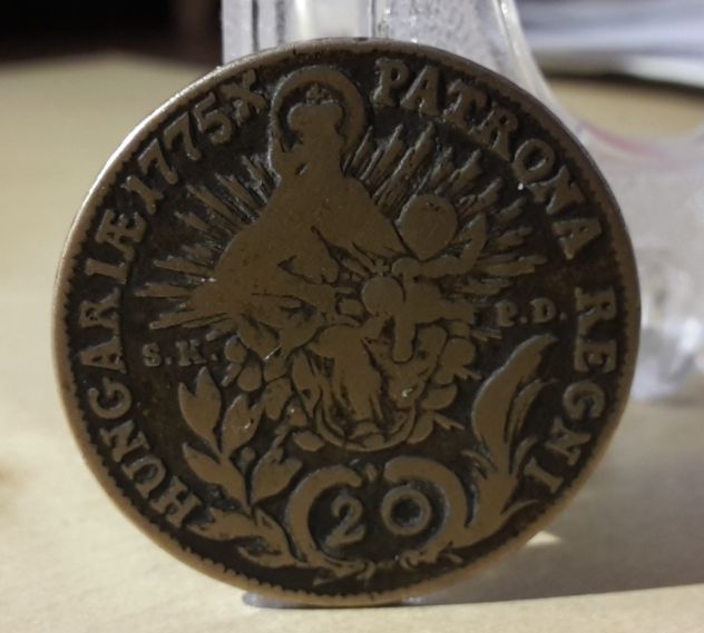 UNGHERIA, 20 KRAJZCAR 1775, Patrona del regno dell'Ungheria. - Foto 7