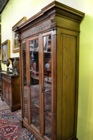 Libreria a tre ante stile Neorinascimento - Foto 9